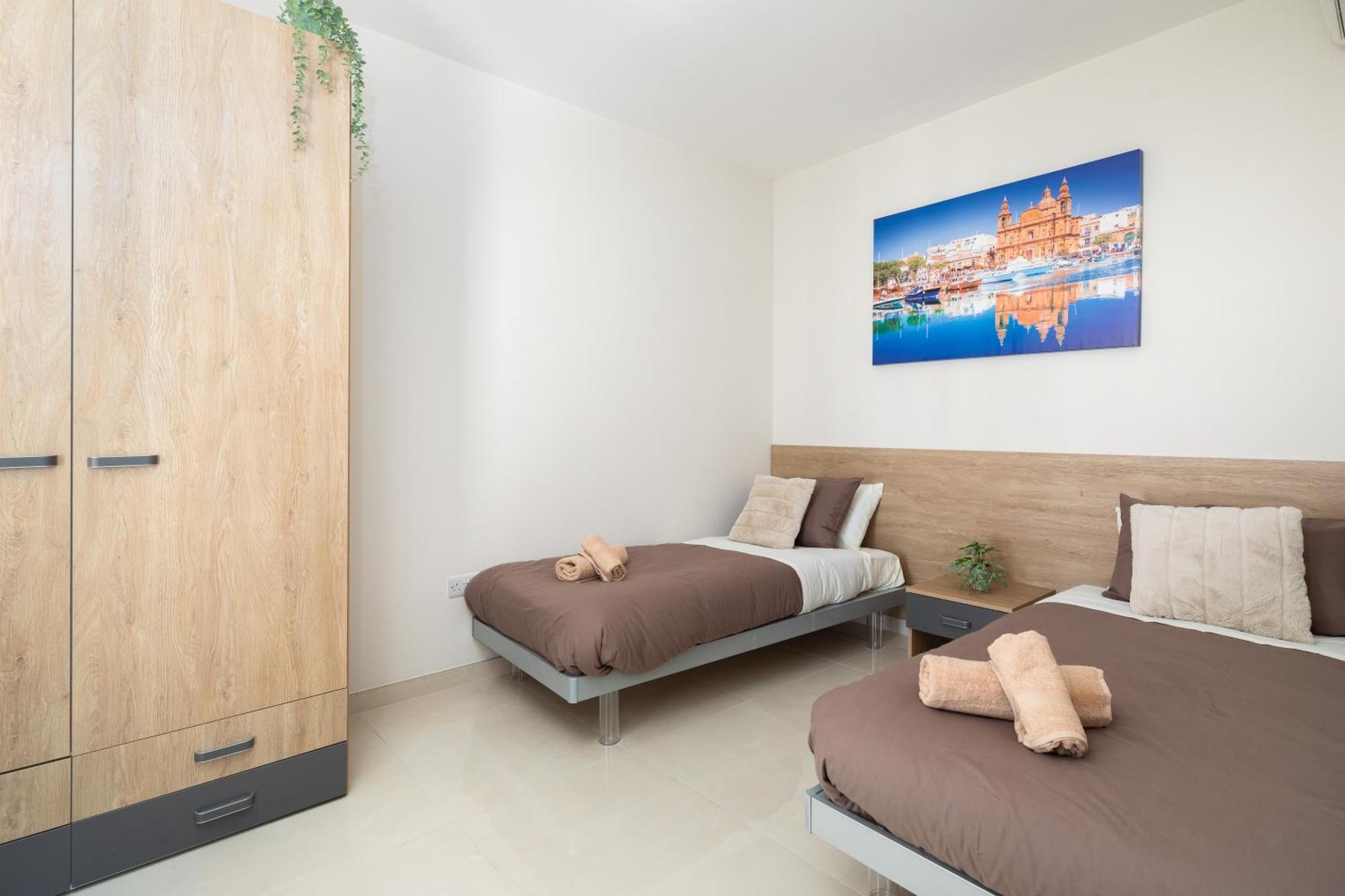 Gzira Edka Suites - Modern Sunlit 2Bd Apartments With Balconies - Close To Sliema Promenade, St Julian'S & St Georges Bay מראה חיצוני תמונה